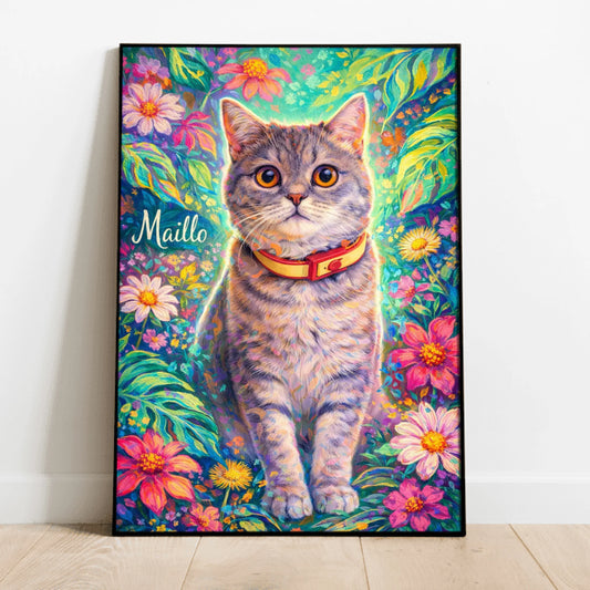 Personalised Poster - Wildflower