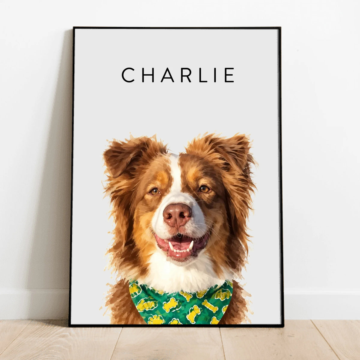 Personalised Poster - Soft Sketch Dog Illustration