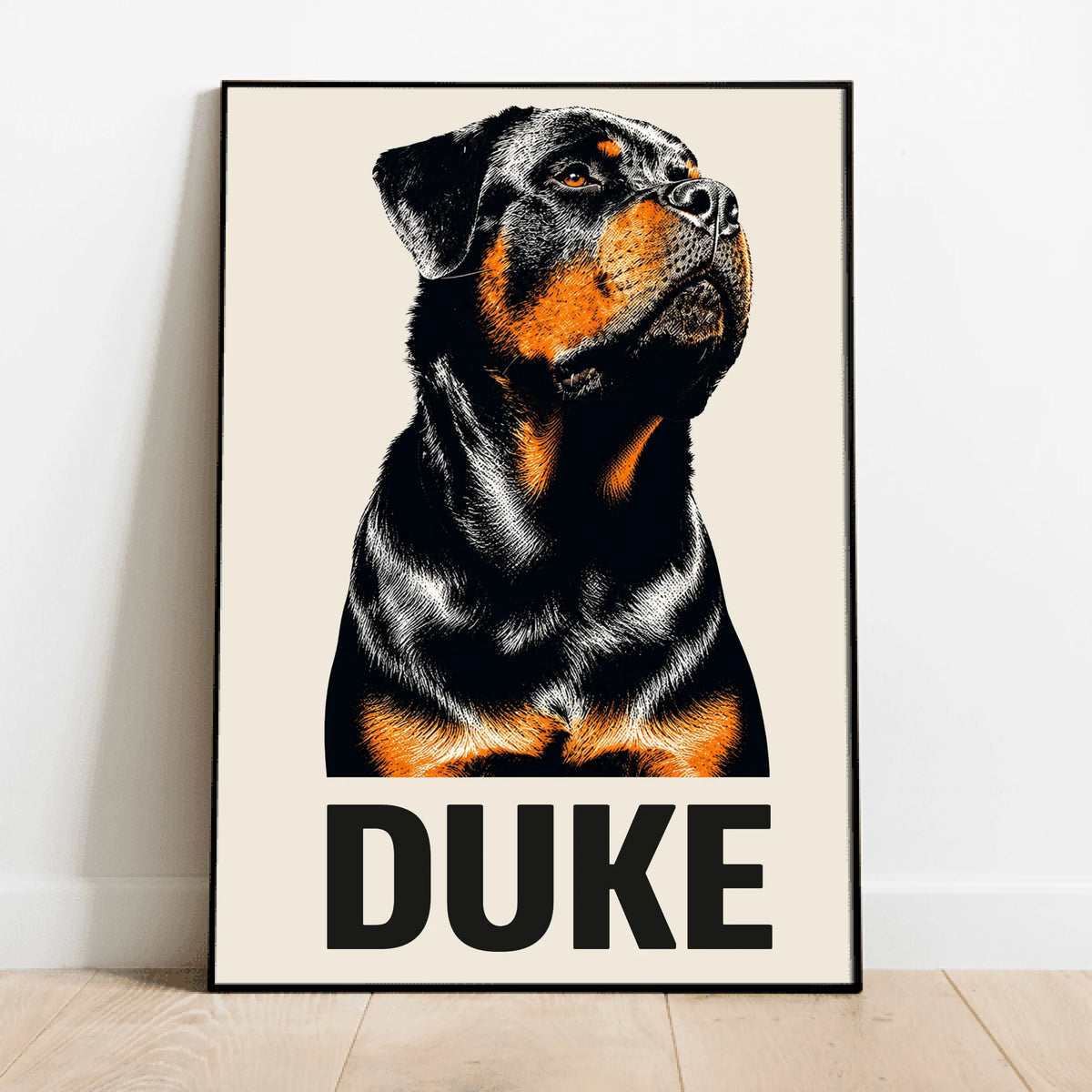 Personalised Poster - Obey Stencil Portrait