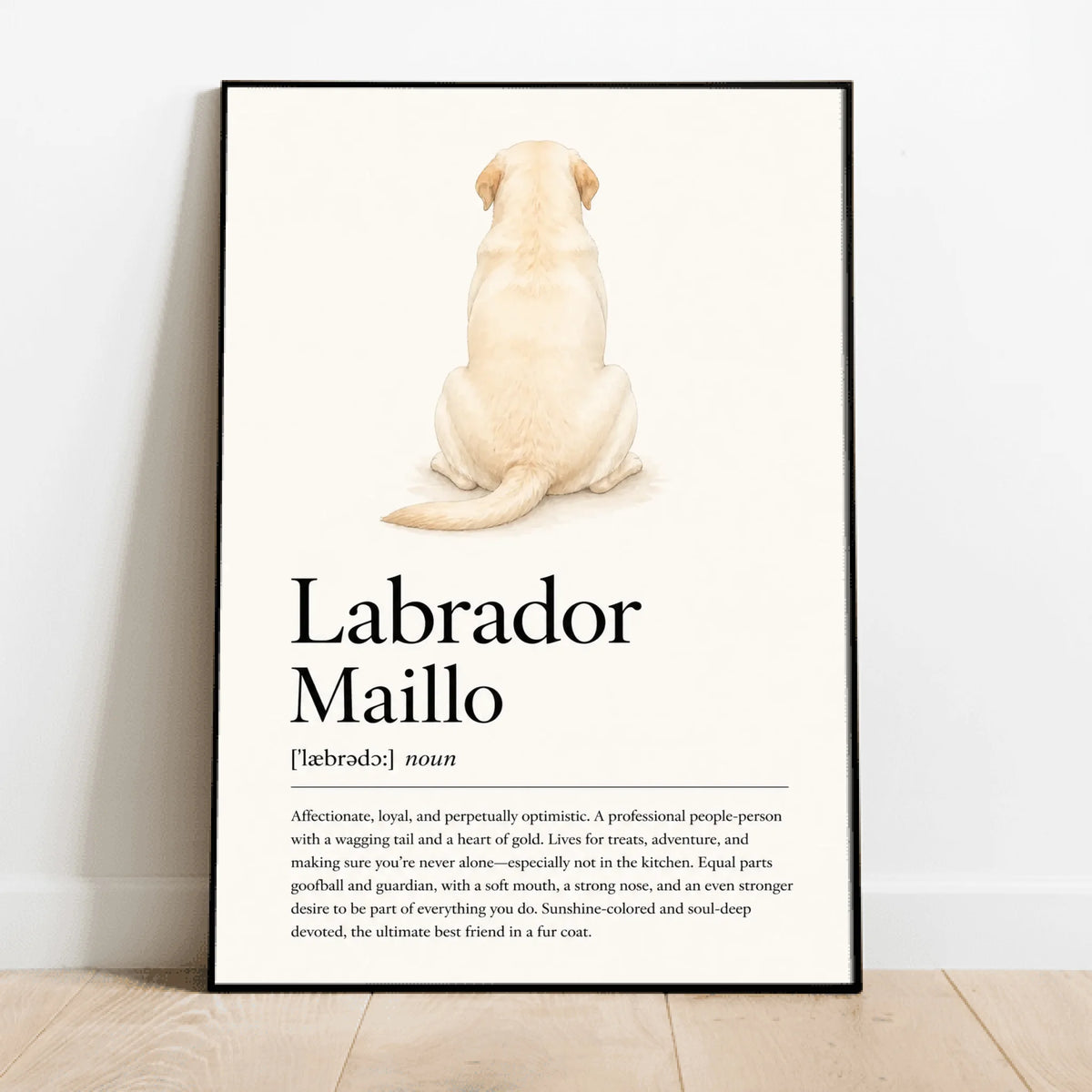 Personalised Poster - Breed Definition
