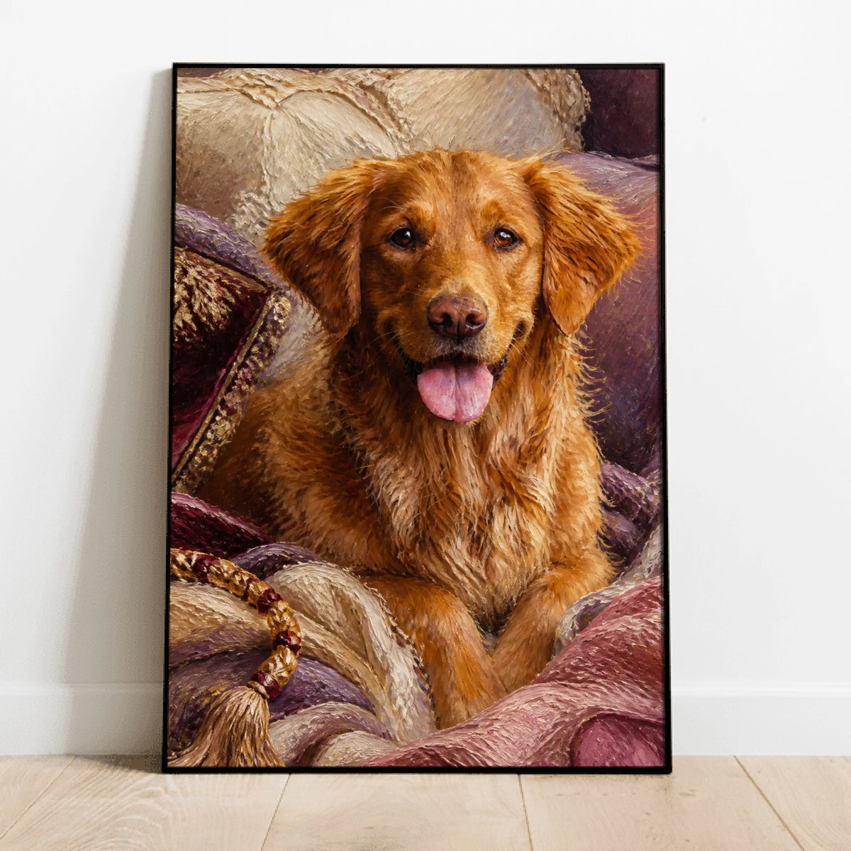 Personalised Poster - Hand Painted Oil