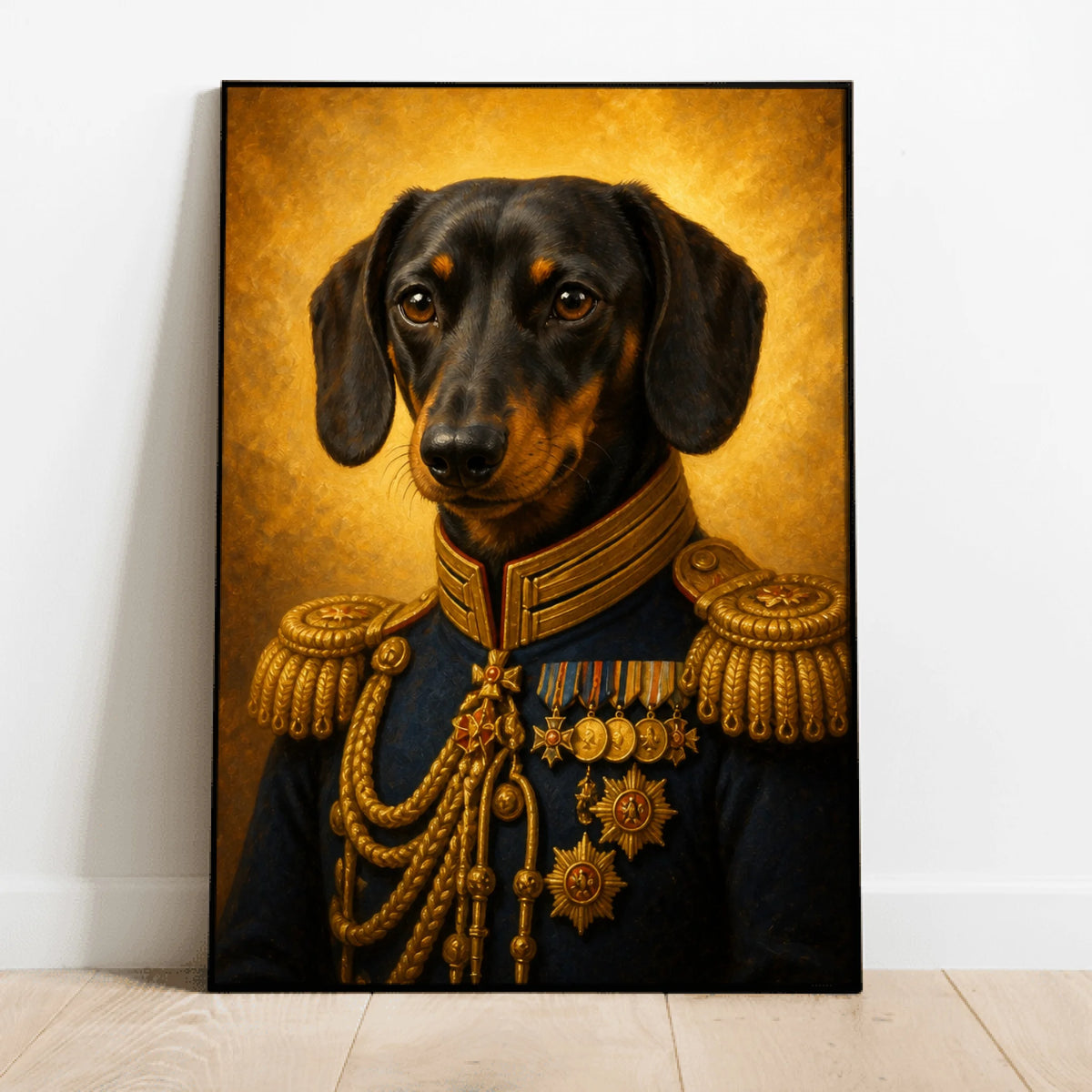 Personalised Poster - Military Uniform Portrait