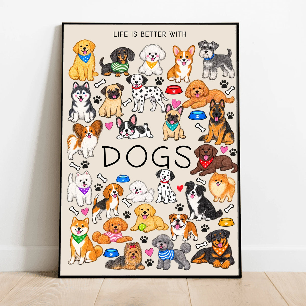 Personalised Poster - Life Is Better