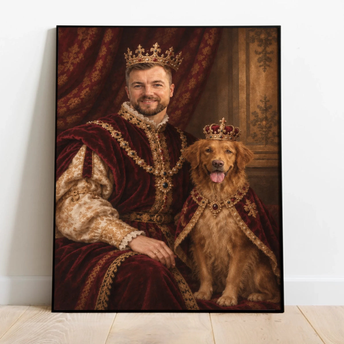 Personalised Poster - Oil Painting Royal Court Portrait