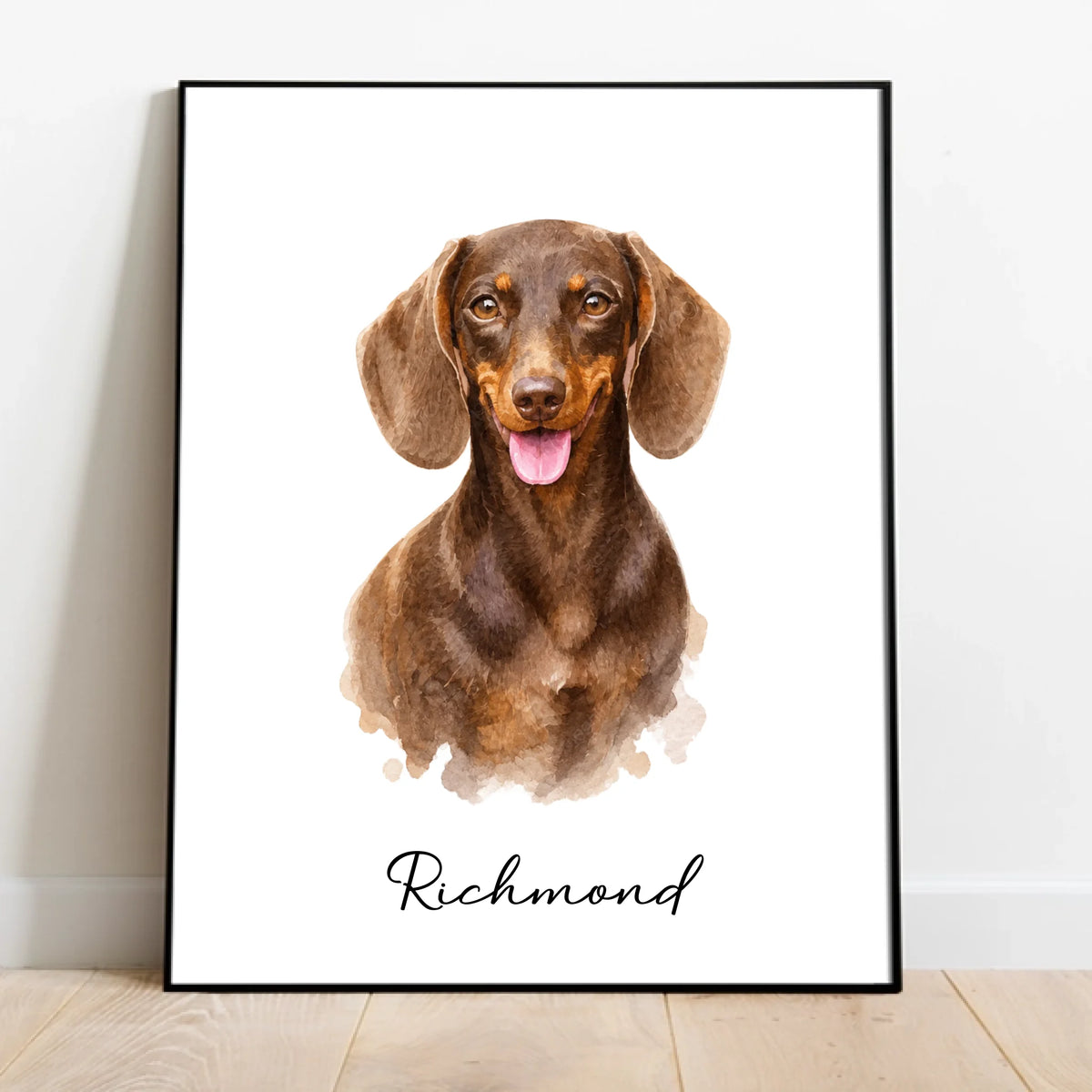 Personalised Poster -  Hand Painted Watercolour Portrait