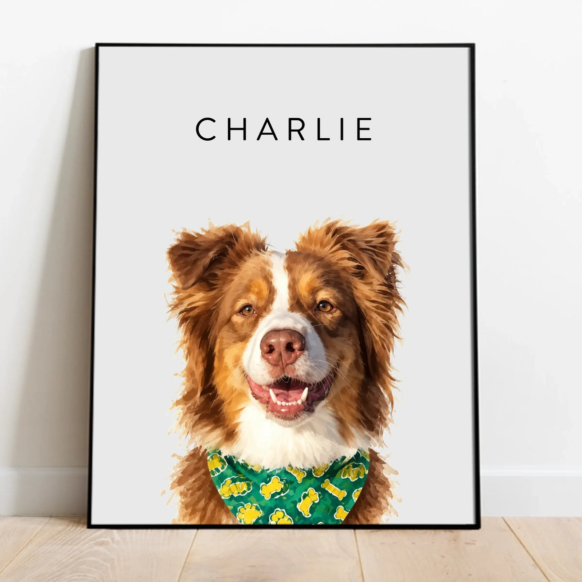 Personalised Poster - Soft Sketch Dog Illustration