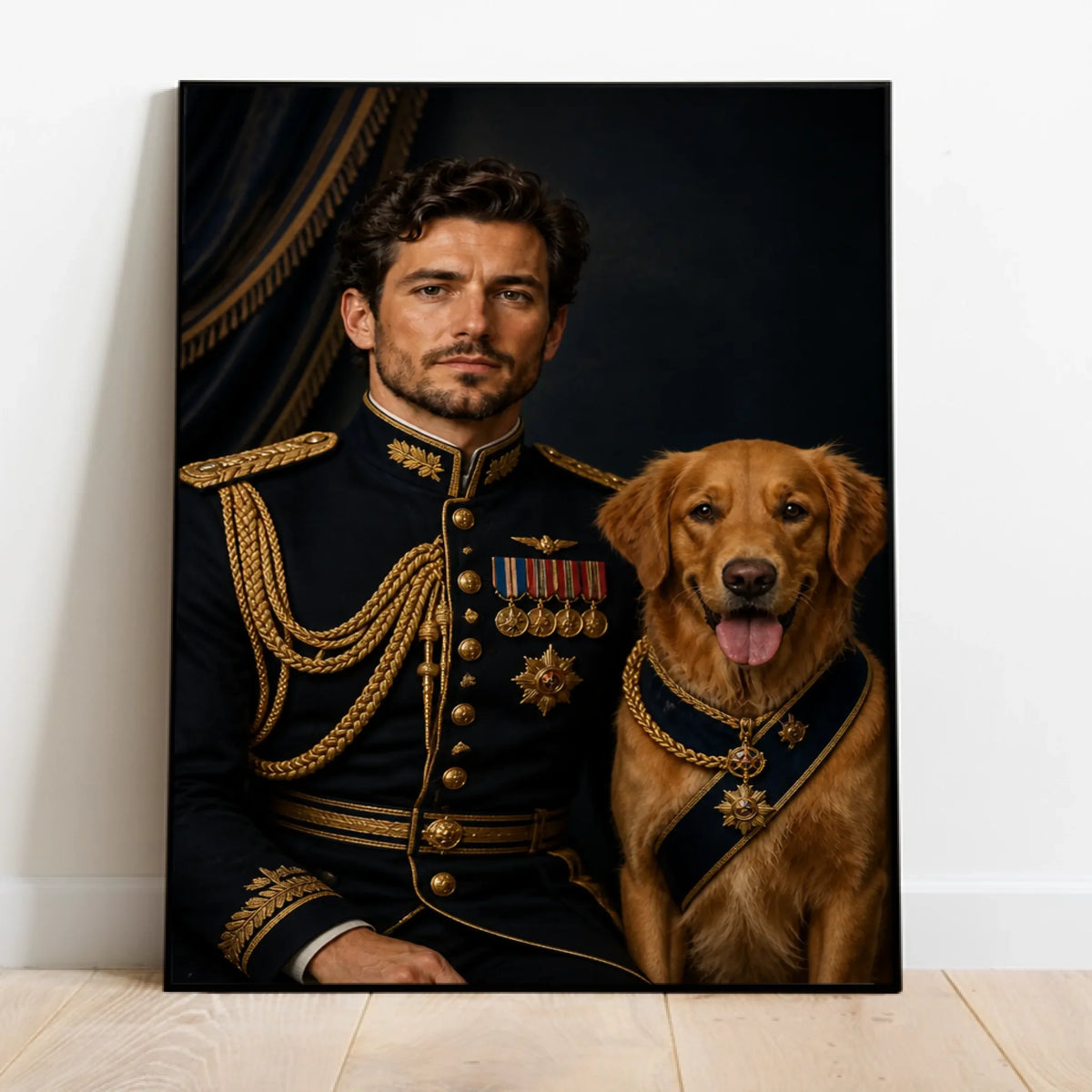 Personalised Poster - Royal Military Portrait