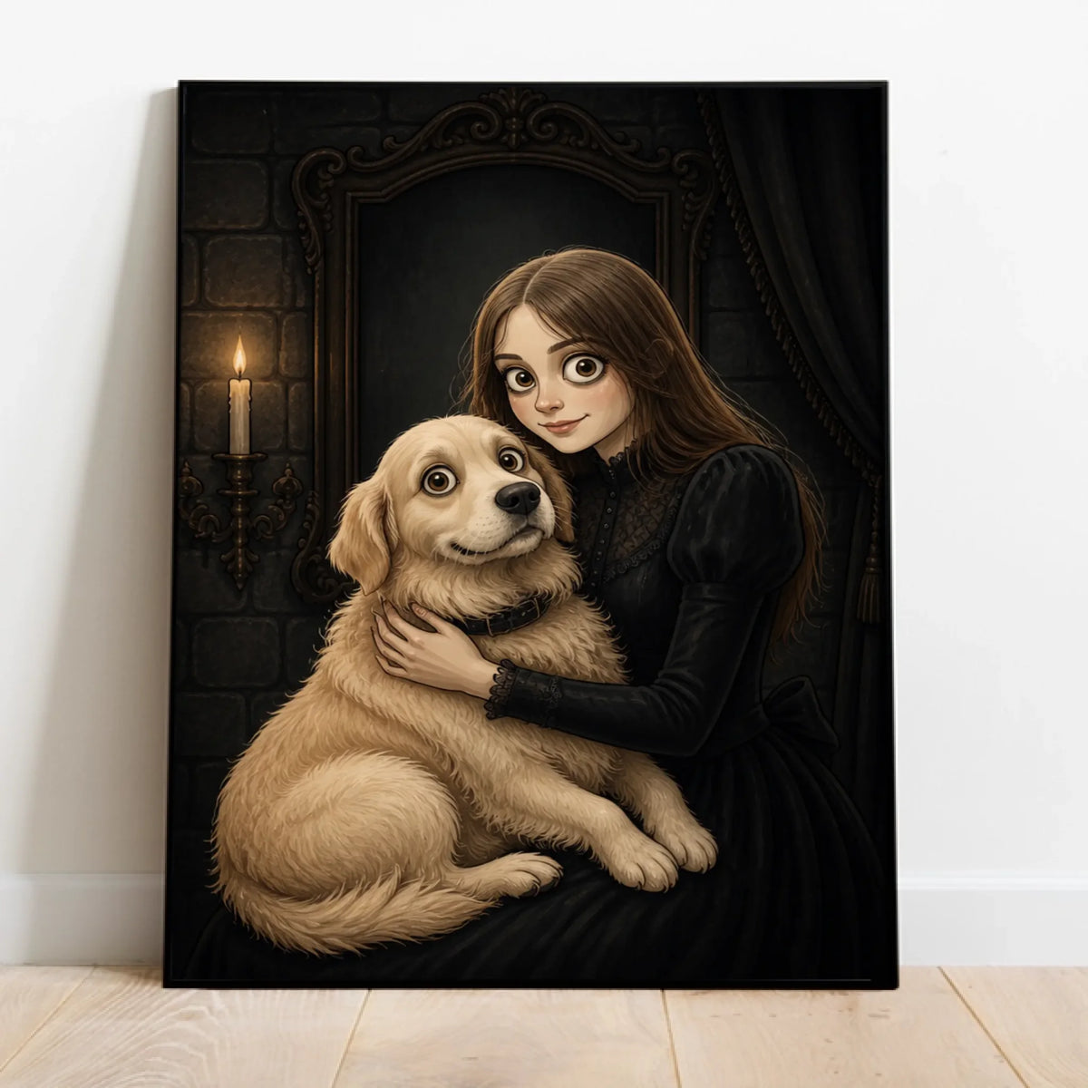 Personalised Poster - Gothic Portrait Art