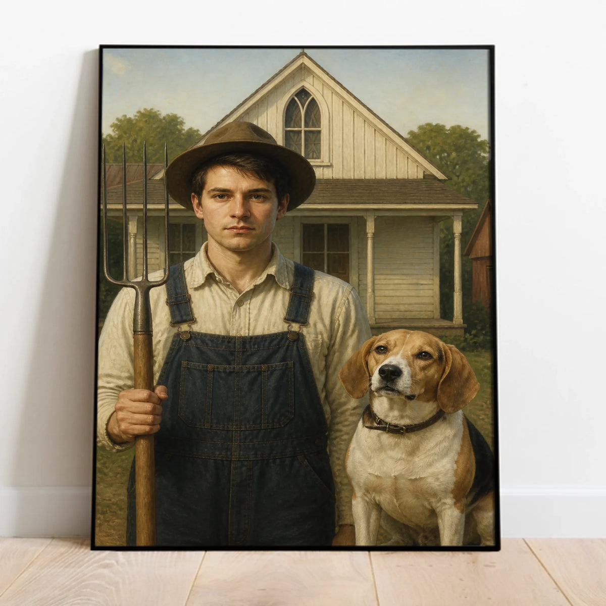 Personalised Poster - American Gothic Parody