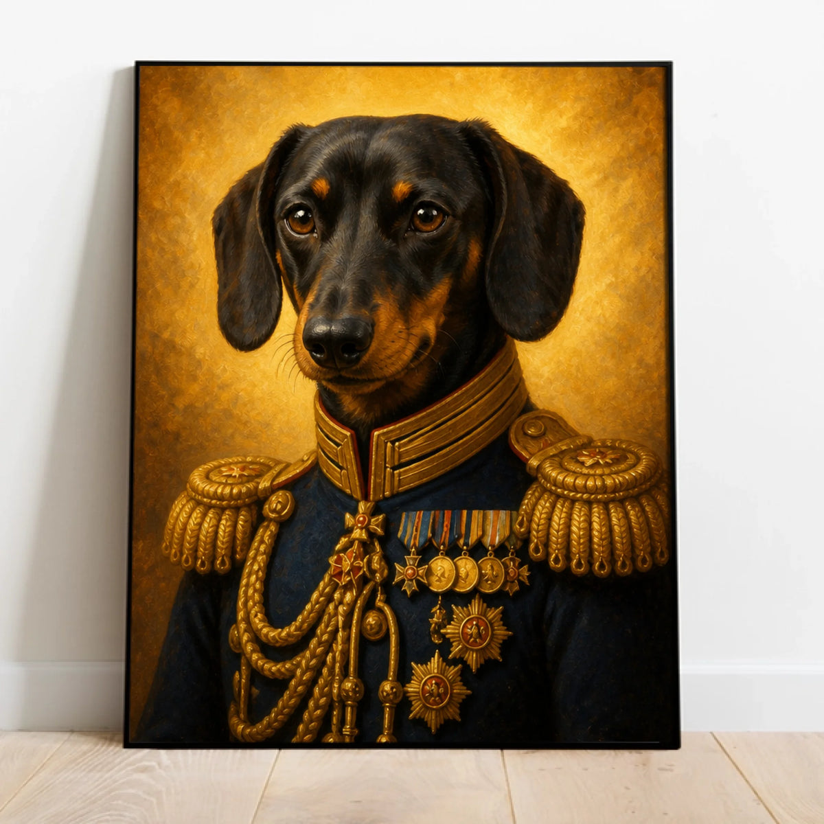 Personalised Poster - Military Uniform Portrait