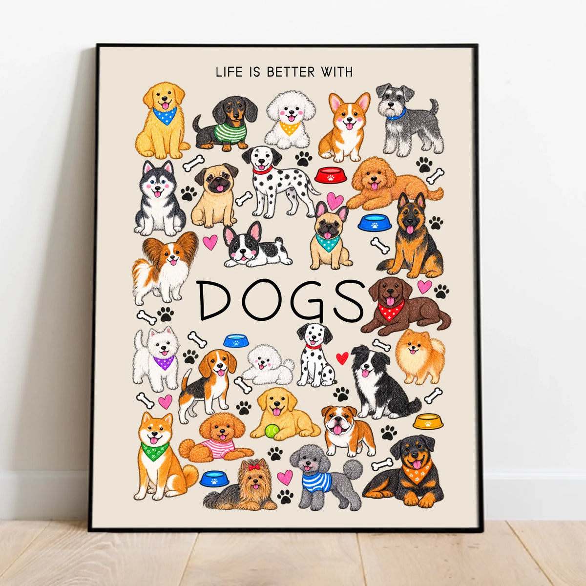 Personalised Poster - Life Is Better