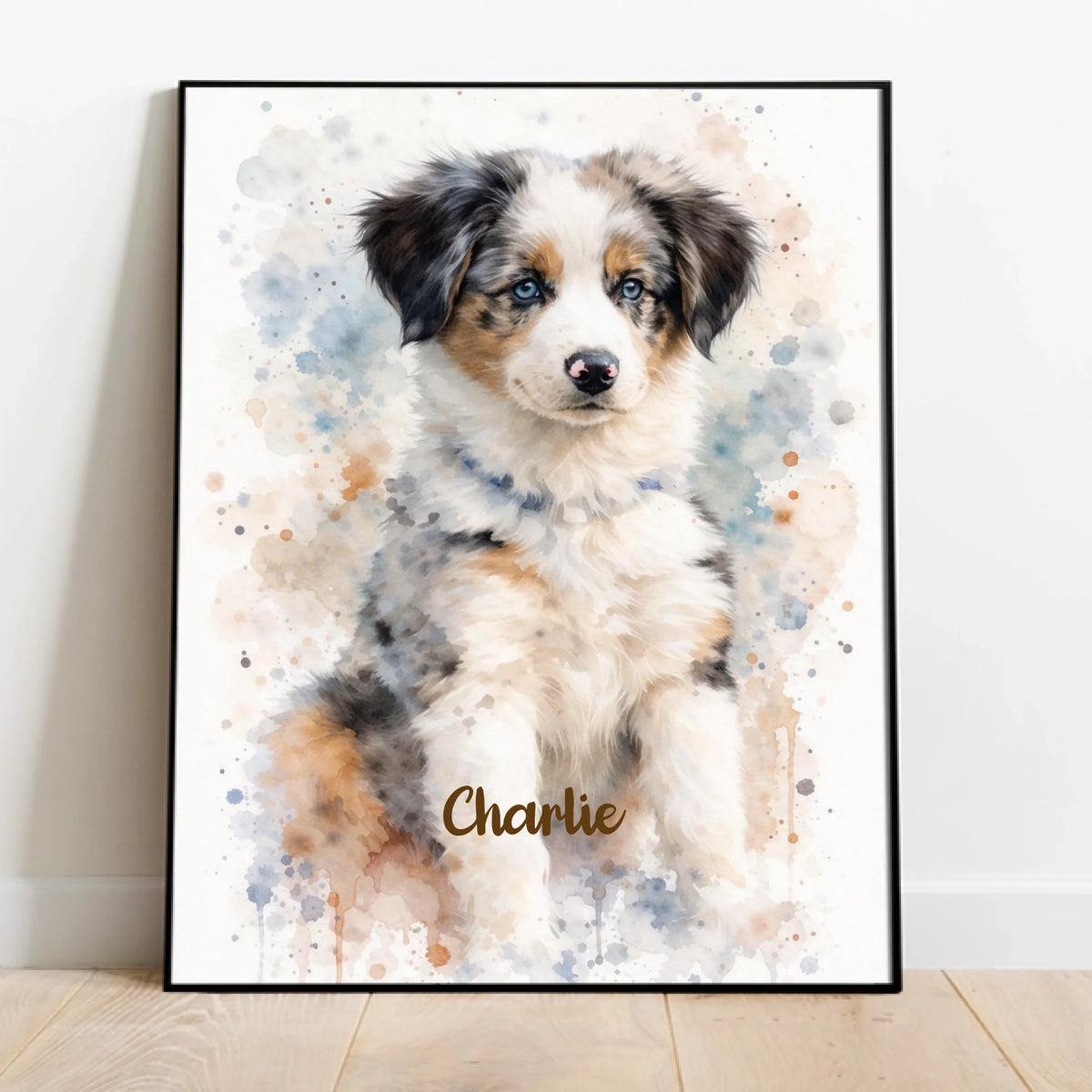 Personalised Poster - Watercolour Realistic Portrait