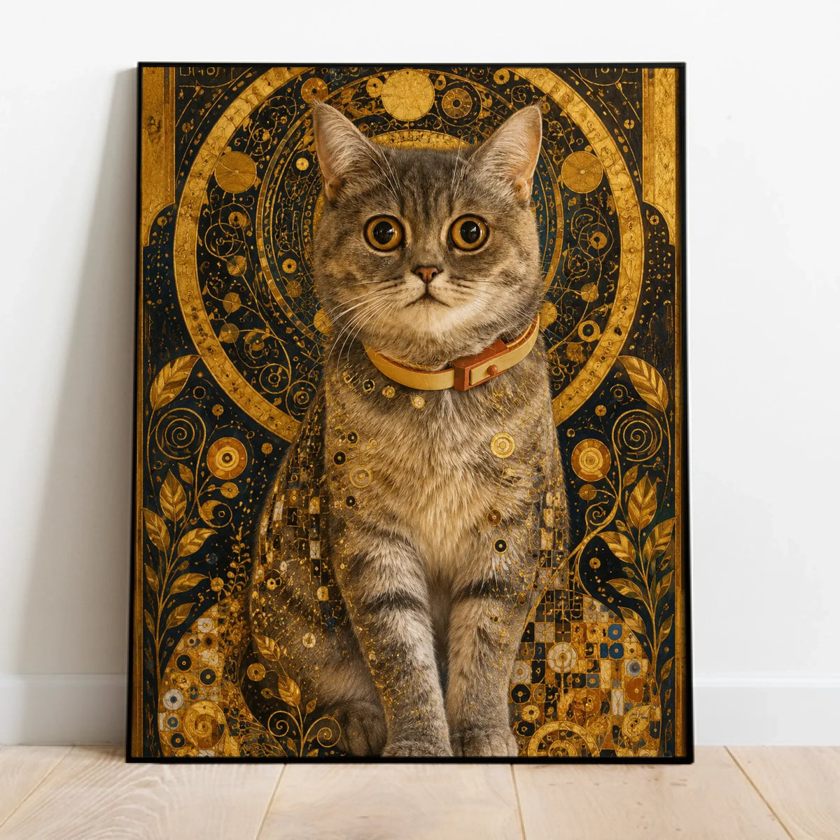 Personalised Poster - Golden Pet (Klimt Style)