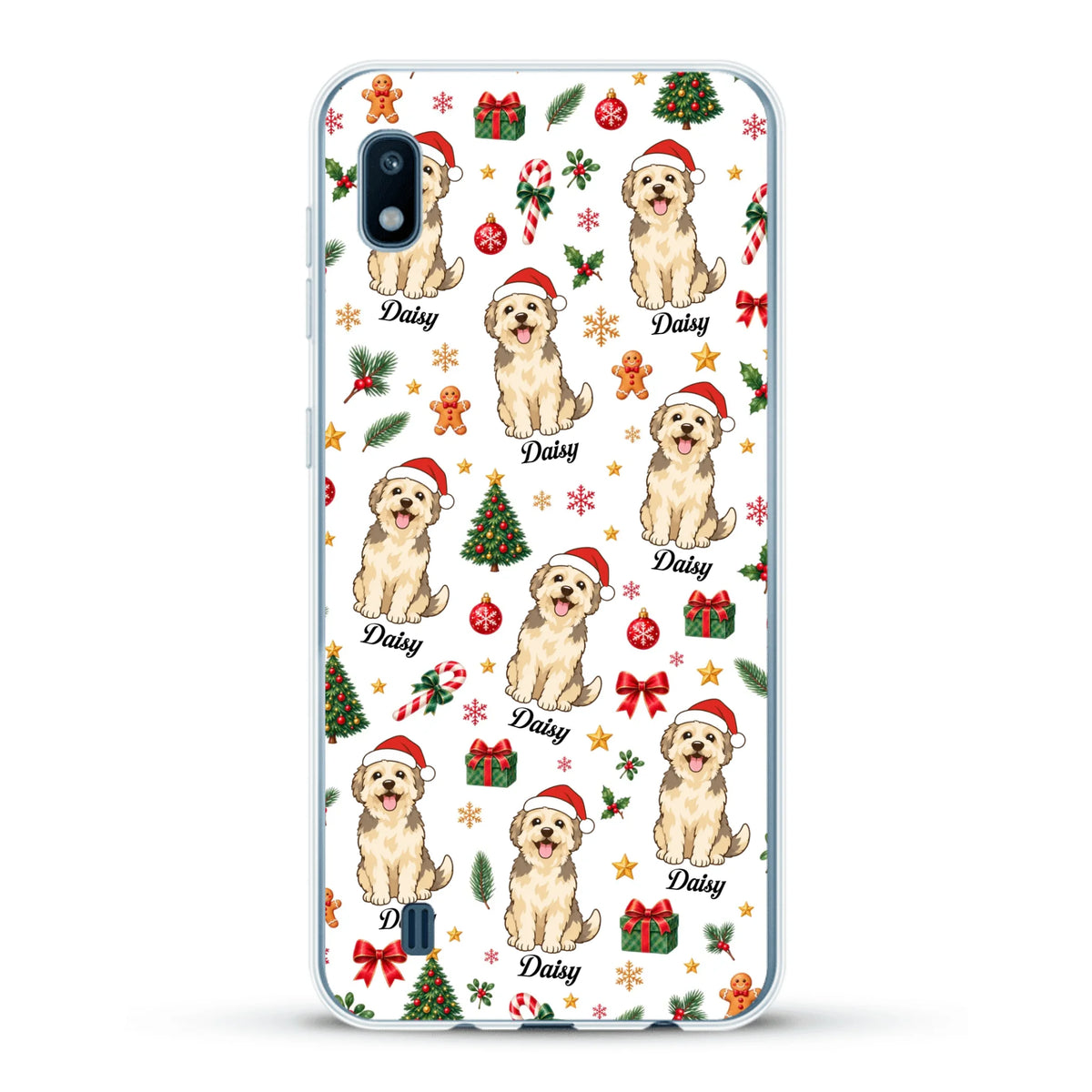 Personalised Phone Case - Cartoon Christmas Pet
