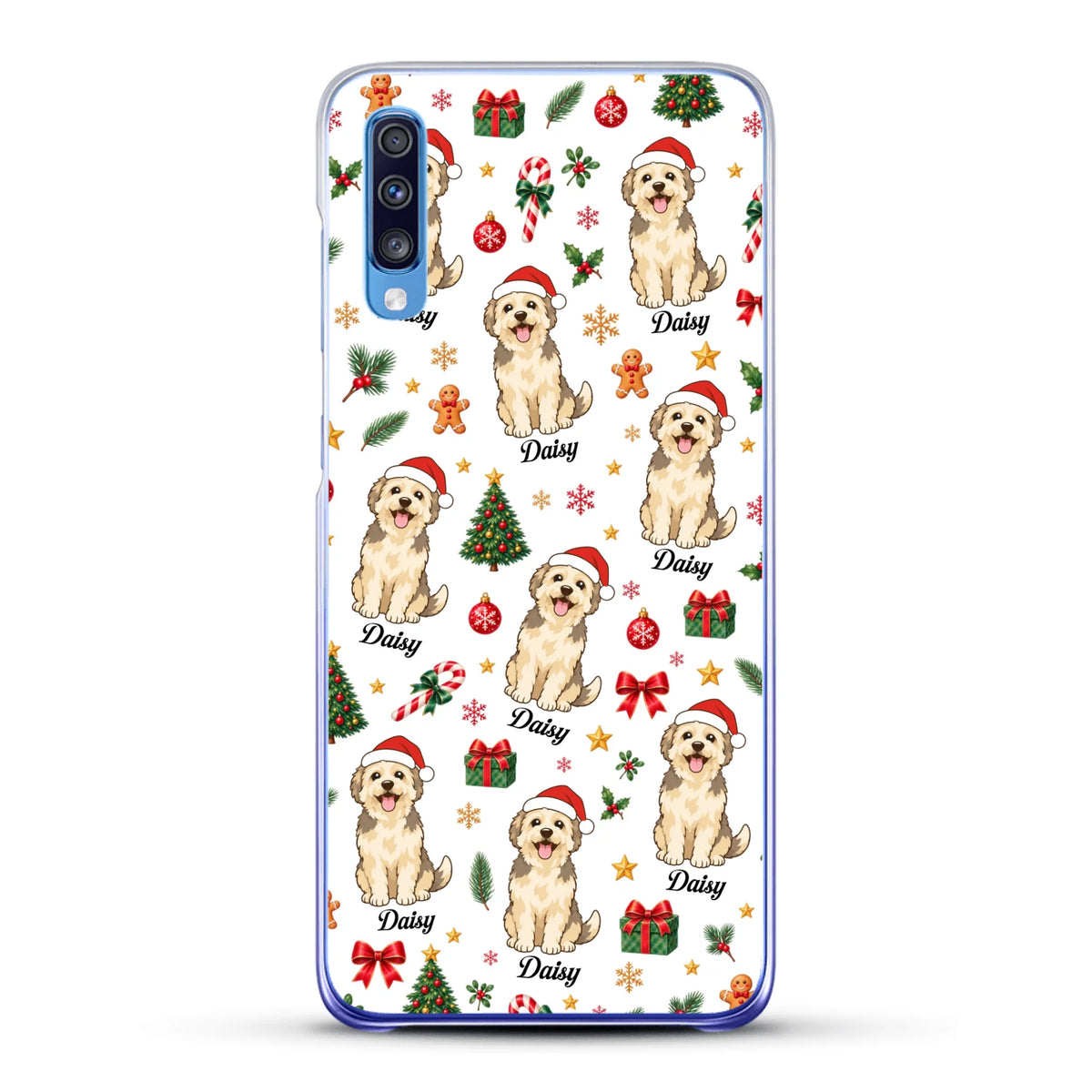 Personalised Phone Case - Cartoon Christmas Pet