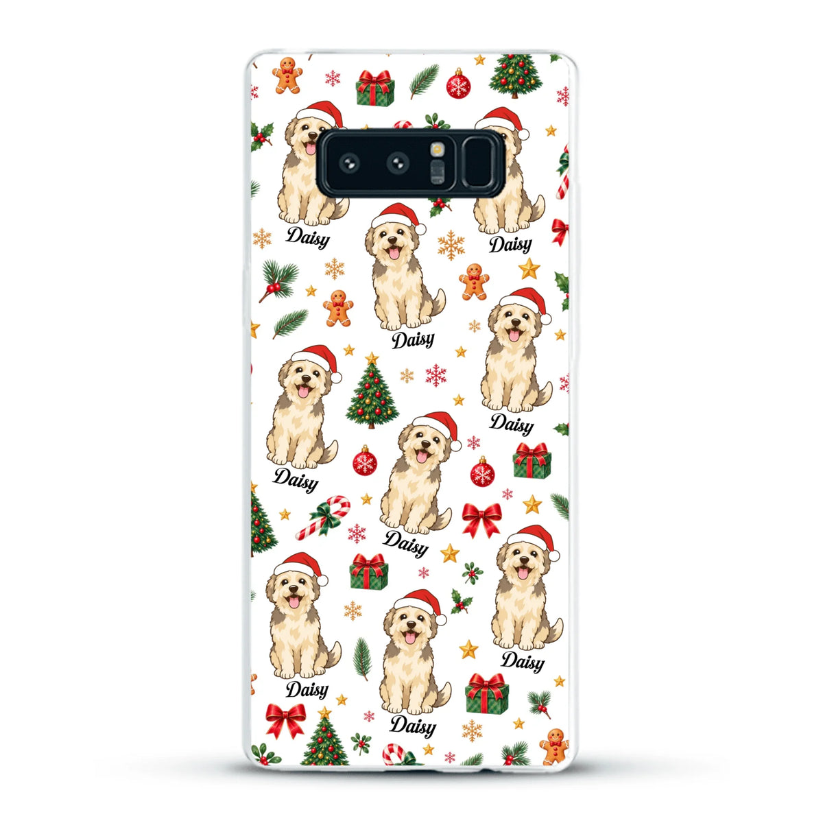 Personalised Phone Case - Cartoon Christmas Pet