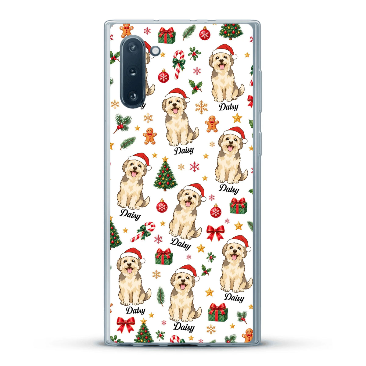 Personalised Phone Case - Cartoon Christmas Pet