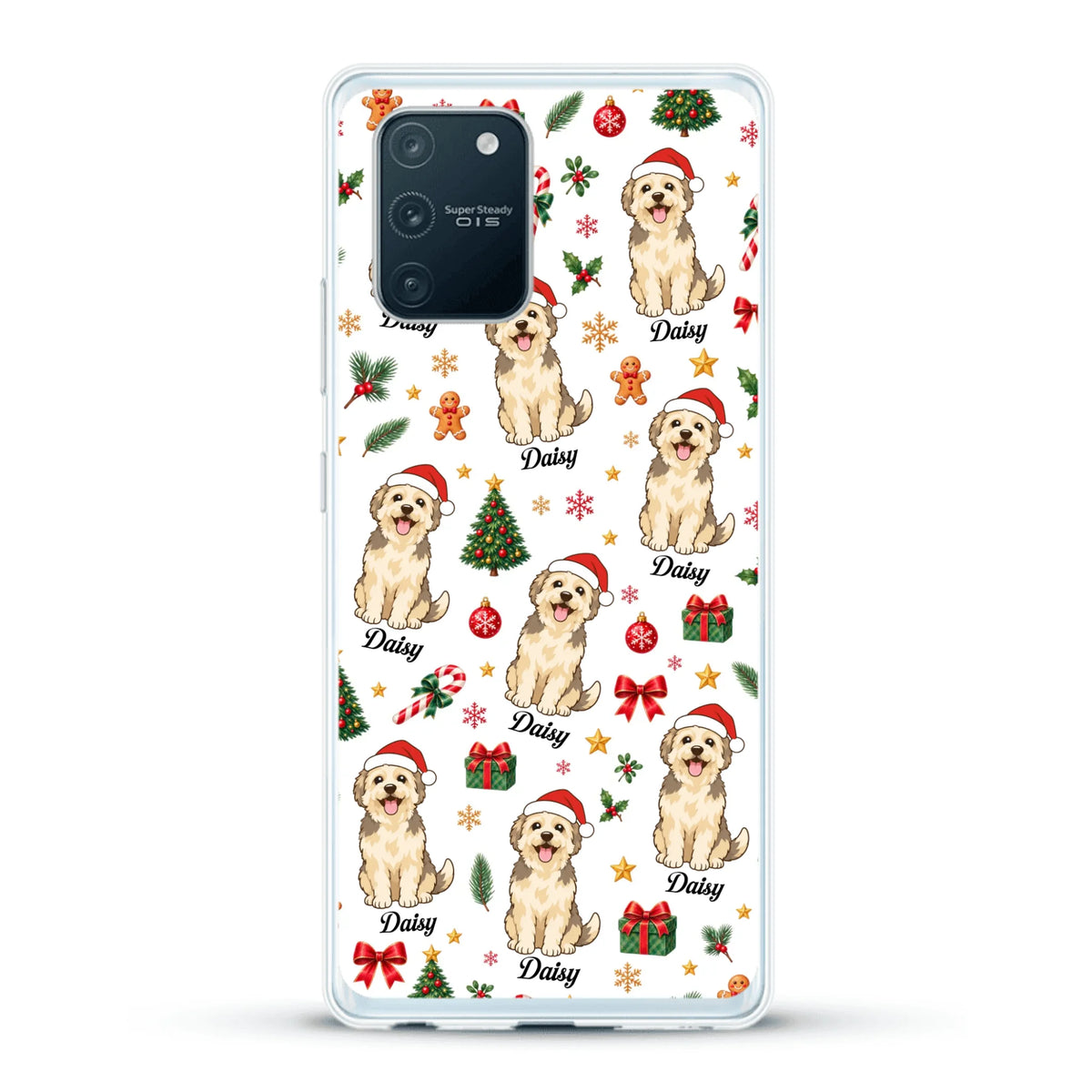 Personalised Phone Case - Cartoon Christmas Pet