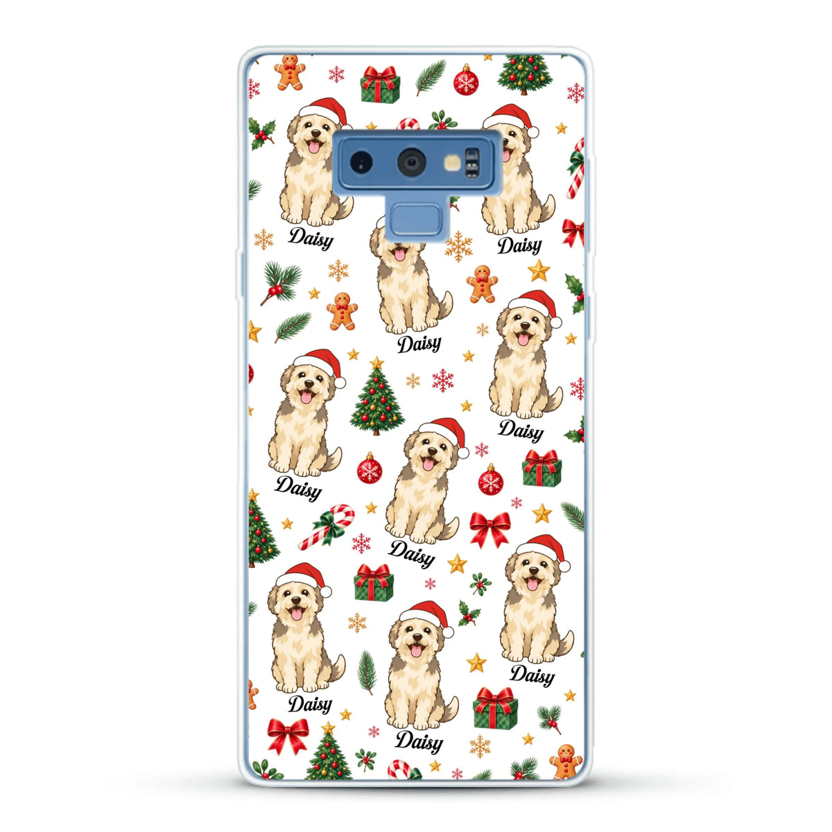 Personalised Phone Case - Cartoon Christmas Pet