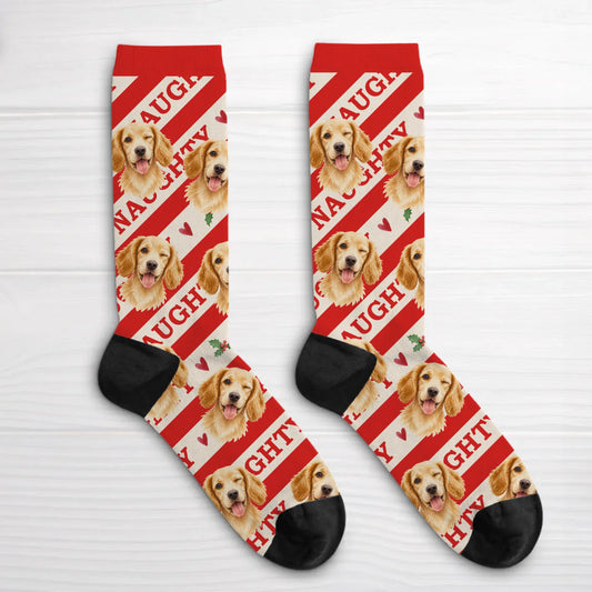 Personalised Socks - Naughty Christmas Pets