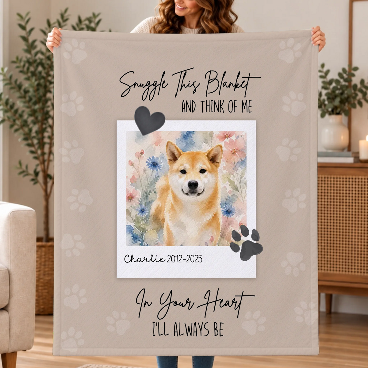 Personalised Blanket - Pet Memorial