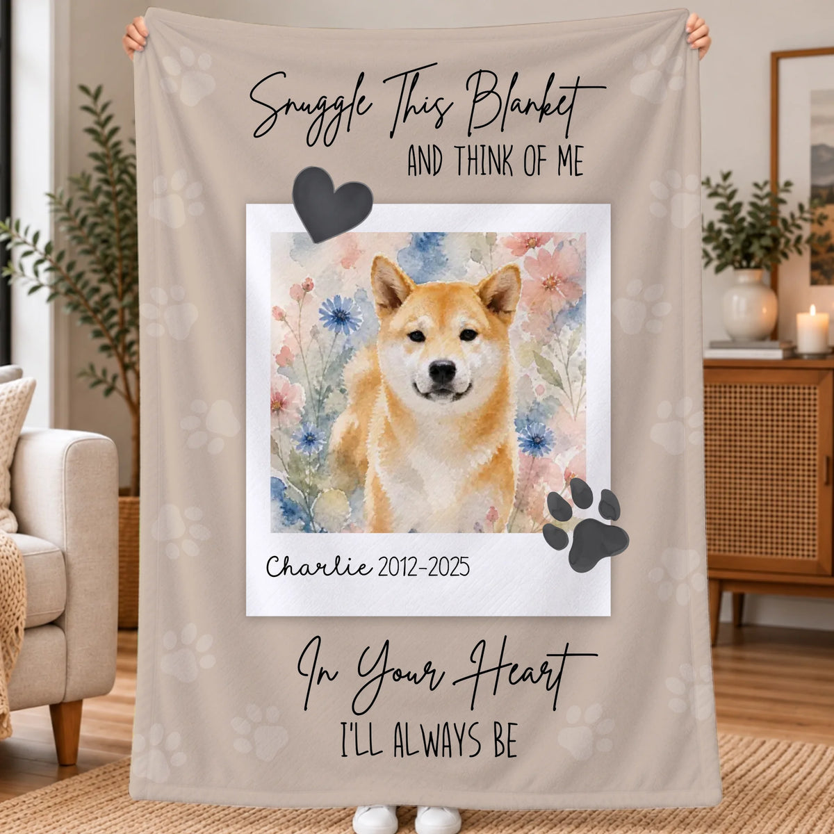 Personalised Blanket - Pet Memorial