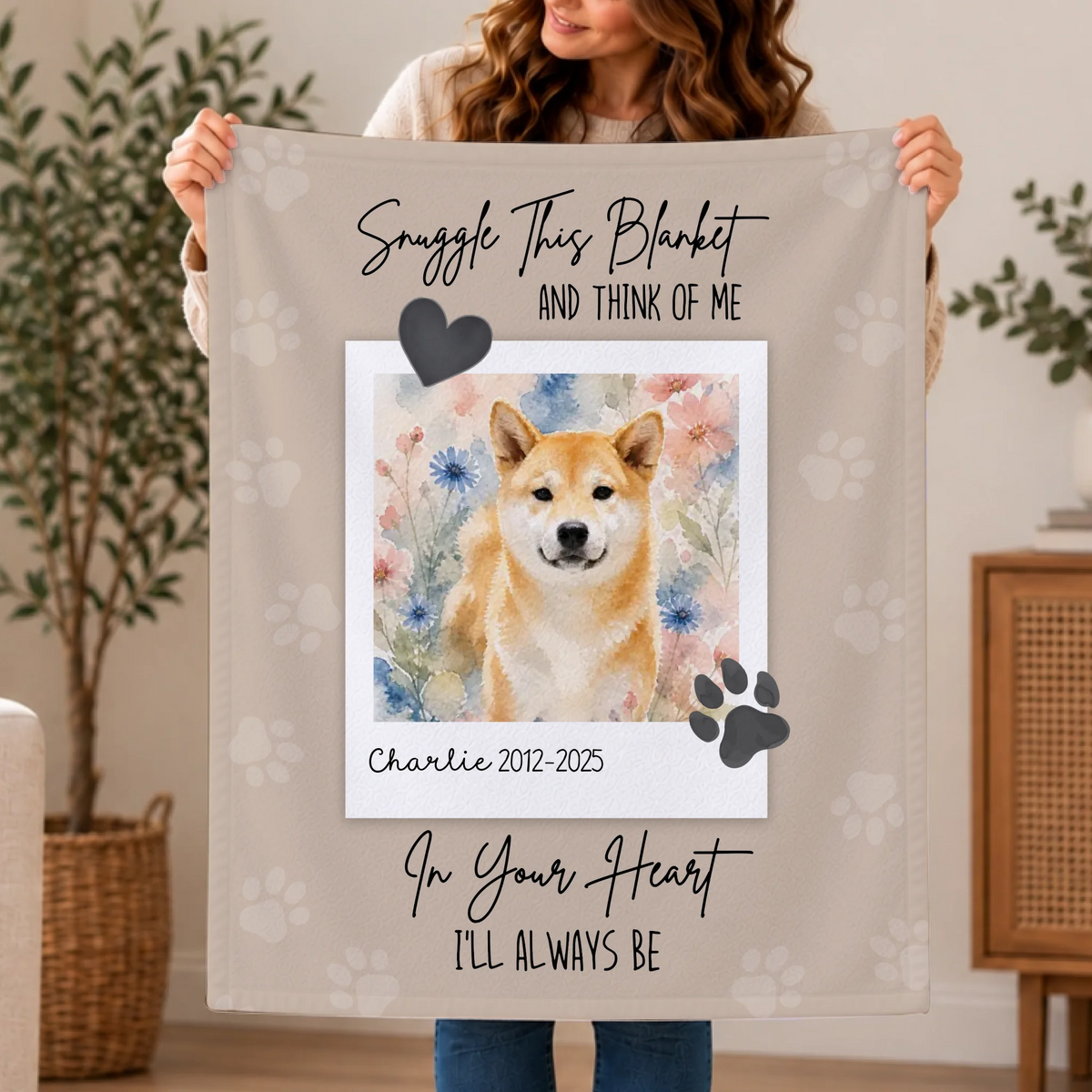 Personalised Blanket - Pet Memorial